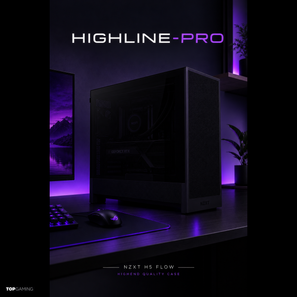 HIGH-LINE,RYZEN-9850X3D,16G-DDR5-RAM,RTX5070TI-16GB,1TB-SSD,DEEPCOOL