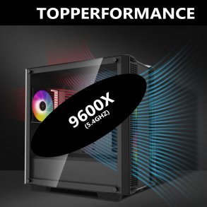 TOP-PERFORMANCE-PRO,RYZEN-9600X,16G-DDR5-RAM,RTX5070-12GB,1TB-SSD,DEEPCOOL
