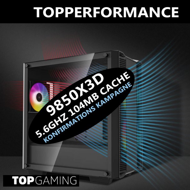 TOP-PERFORMANCE-PRO,RYZEN-9850X3D,16G-DDR5-RAM,RTX5070-12G,1TB-SSD,DEEPCOOL