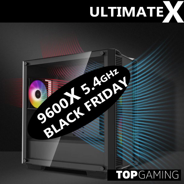 TOP-ULTIMATE-X,RYZEN-9600X,16G-DDR5-RAM,RTX5060TI-16GB,1TB-SSD,DEEPCOOL