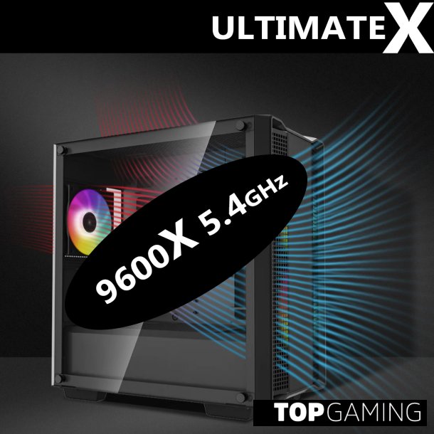 TOP-ULTIMATE-X,RYZEN-9600X,16G-DDR5-RAM,RTX5060TI-16GB,1TB-SSD,DEEPCOOL