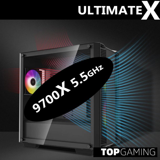 TOP-ULTIMATE-X,RYZEN7-9700X,16G-DDR5-RAM,RTX5070-12GB,1TB-SSD,DEEPCOOL