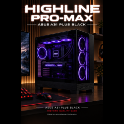 HIGHLINE-PROMAX,RYZEN-9800X3D,32G-DDR5-RAM,RTX5070-12GB,1TB-SSD,WiFi,AK500S