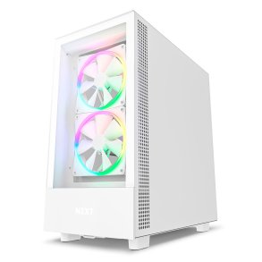 NDRE NZXT H5 > NZXT H5 ELITE WHITE M. 2x RGB I FRONT
