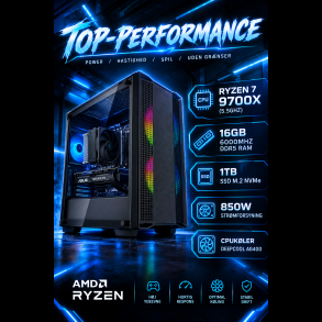 TOP-PERFORMANCE,RYZEN7-9700X,16G-DDR5-RAM,RTX5070-12GB,1TB-SSD,DEEPCOOL